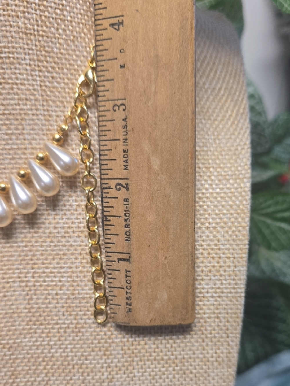 Joan Rivers Lustrous Faux Pearl Teardrop Necklace with Gold Tone Bead Accents - Picture 5 of 12